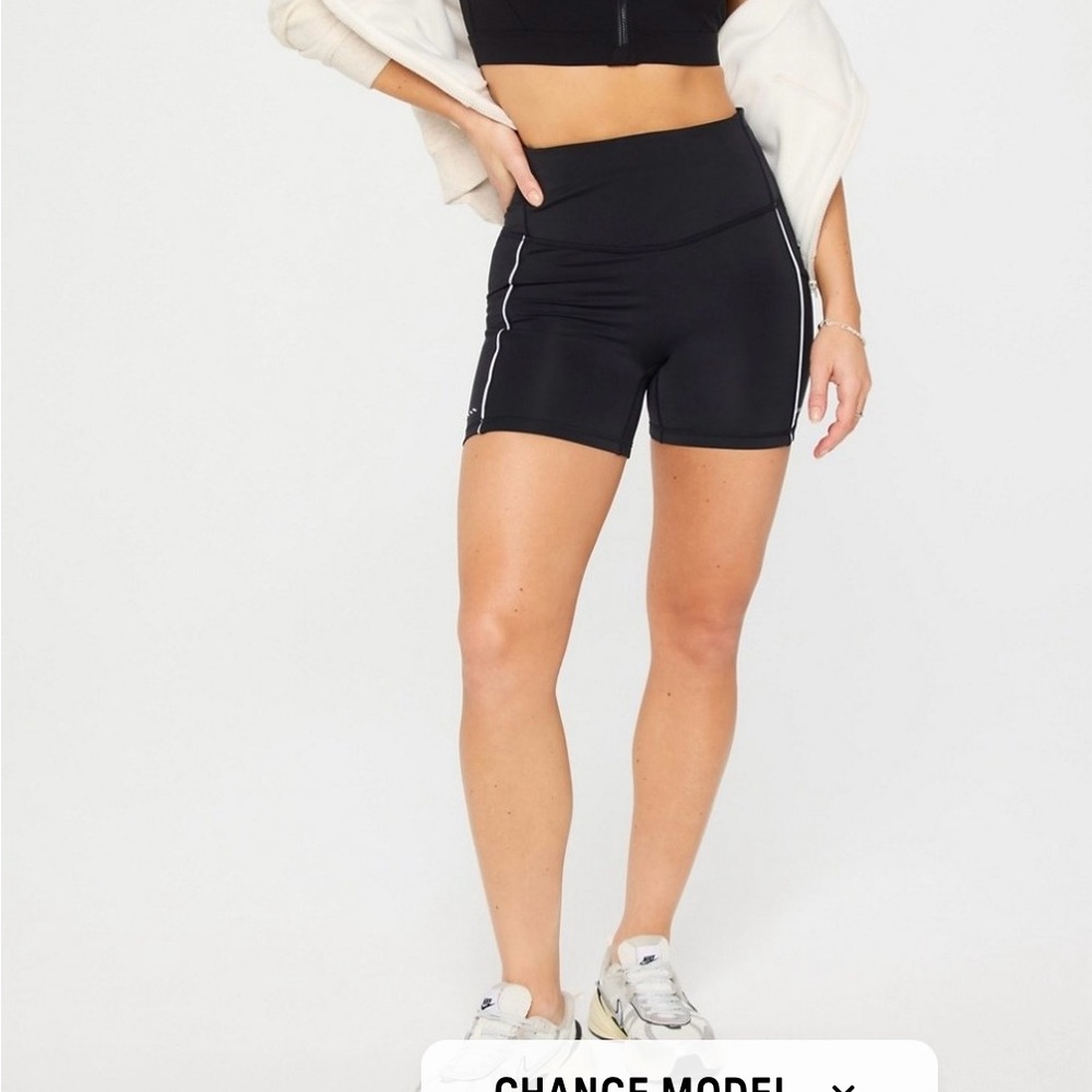 Fabletics Black Essential Front Zip Medium Impact… - image 3